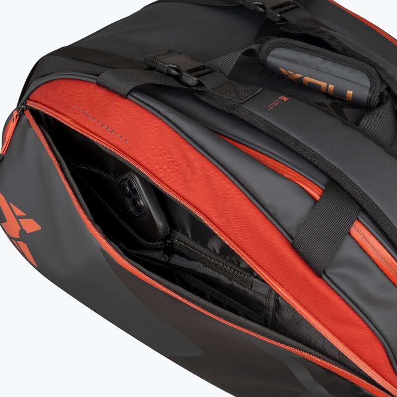 NOX Luxury Open Series padel bag 60 l black/red 12