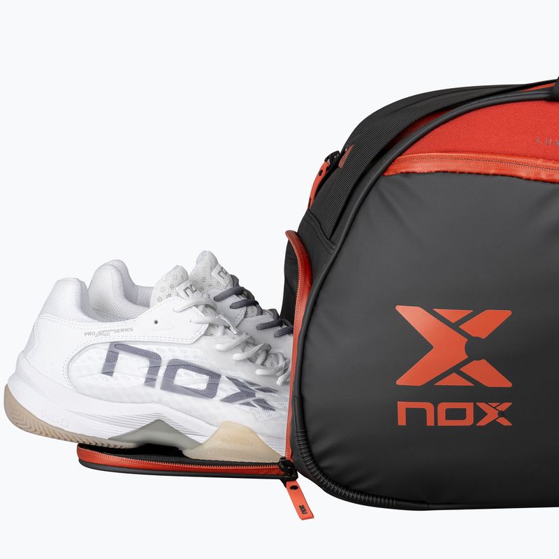 NOX Luxury Open Series padel bag 60 l black/red 14