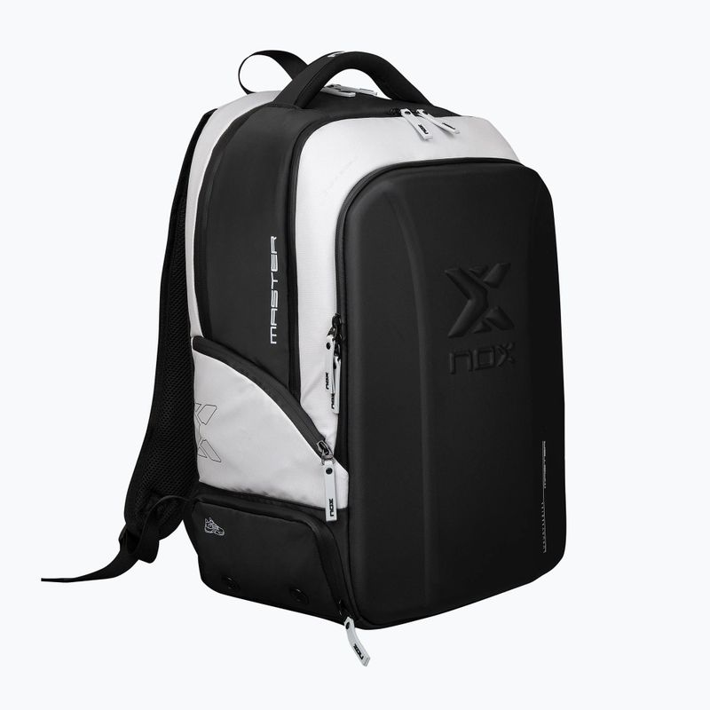 Padel backpack NOX Luxury Master Series Backpack 30 l white/black 2