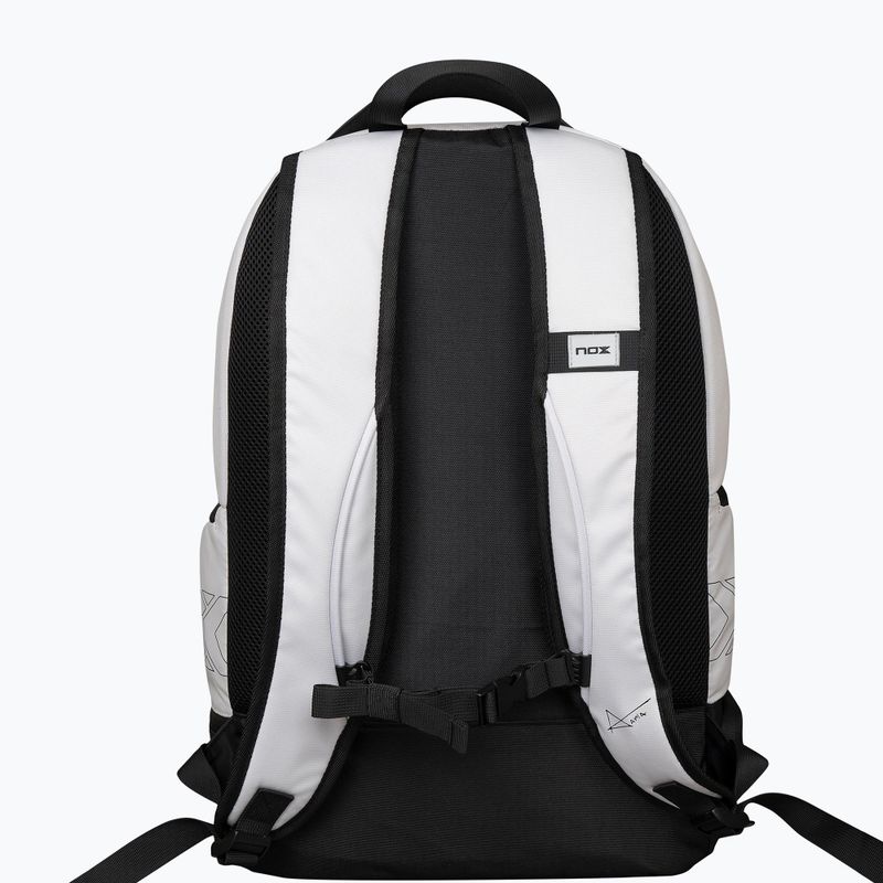 Padel backpack NOX Luxury Master Series Backpack 30 l white/black 3