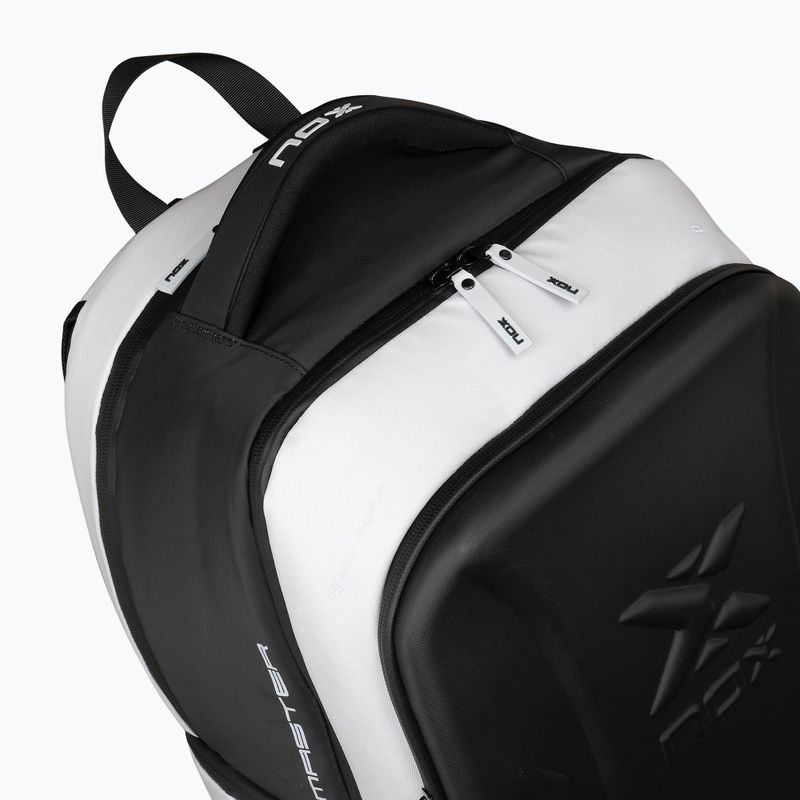 Padel backpack NOX Luxury Master Series Backpack 30 l white/black 6