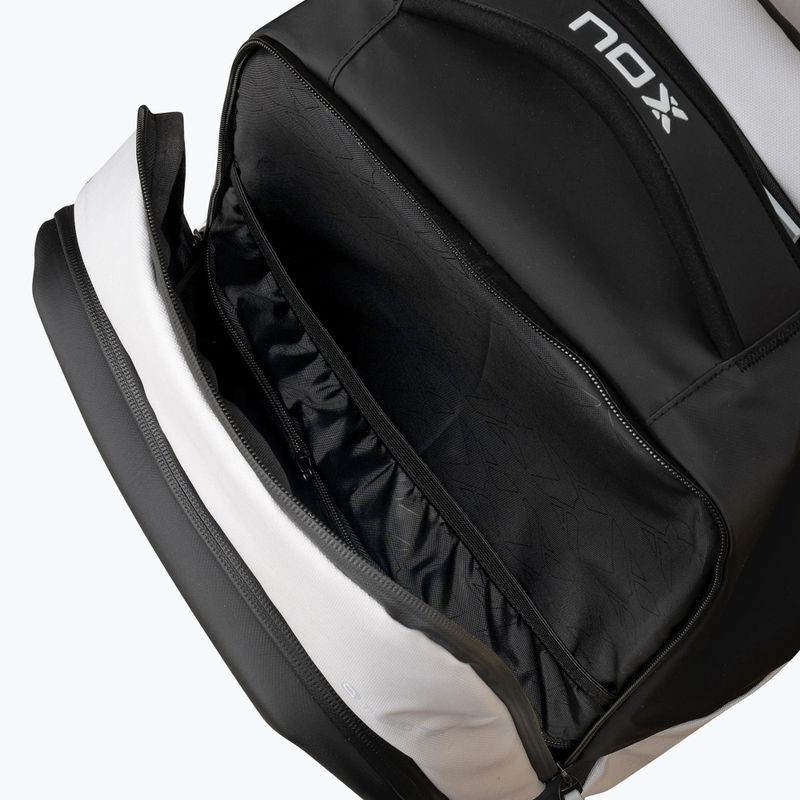 Padel backpack NOX Luxury Master Series Backpack 30 l white/black 7