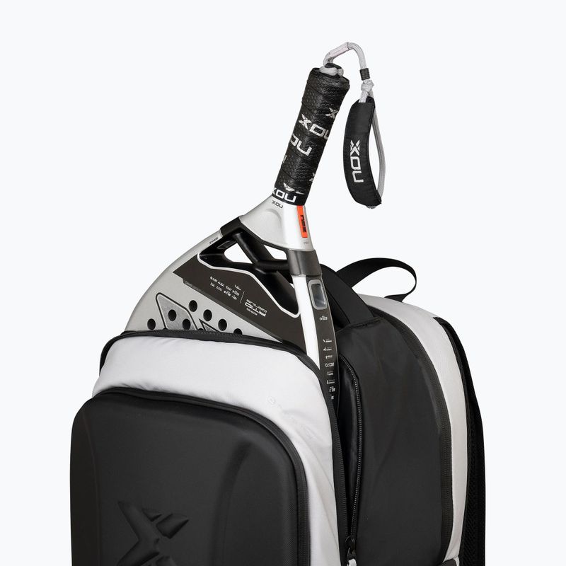 Padel backpack NOX Luxury Master Series Backpack 30 l white/black 10