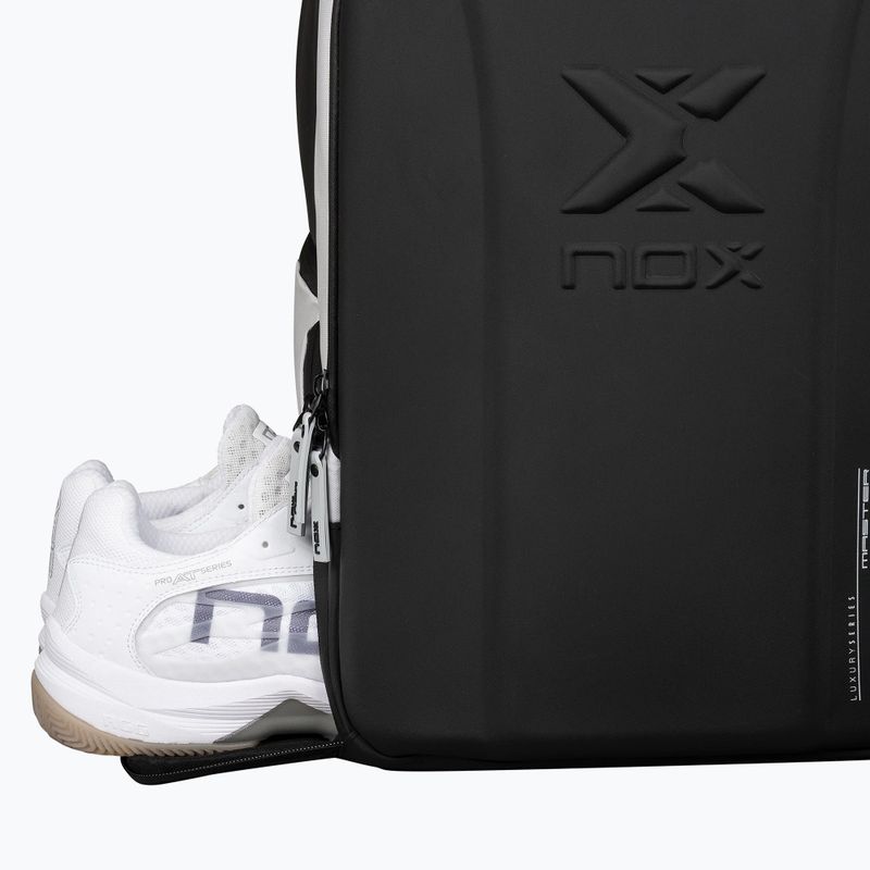 Padel backpack NOX Luxury Master Series Backpack 30 l white/black 12