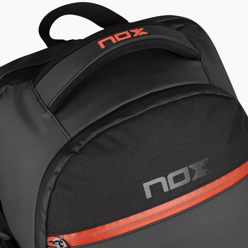 Padel backpack NOX Luxury Open Series Backpack 30 l black/red 4