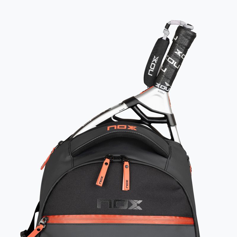 Padel backpack NOX Luxury Open Series Backpack 30 l black/red 7
