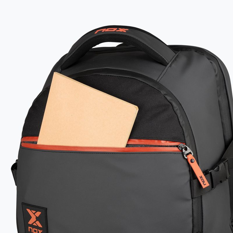 Padel backpack NOX Luxury Open Series Backpack 30 l black/red 8