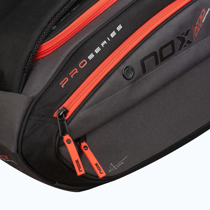 Padel bag NOX AT10 XXL Padelbag 90 l grey/orange 6