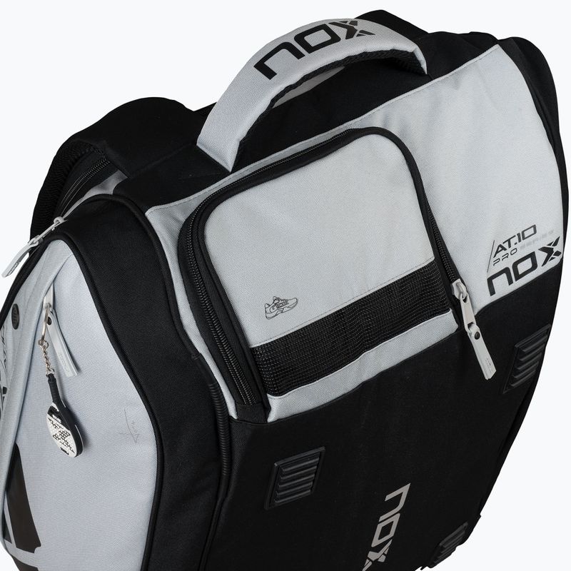 NOX AT10 Competition XL Compact 80 l padel bag grey/black 10