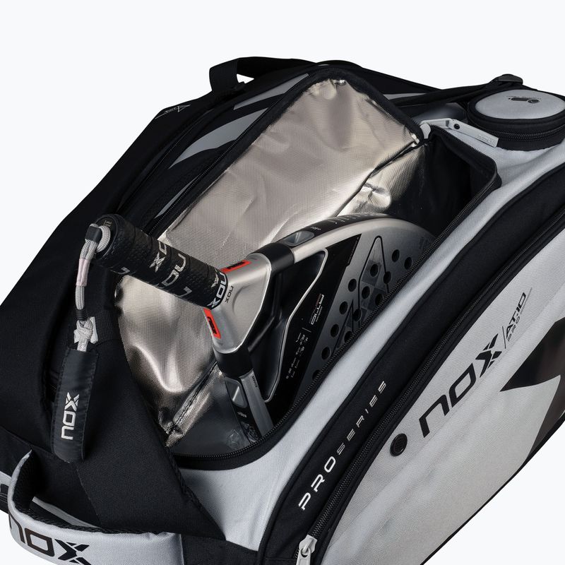 NOX AT10 Competition XL Compact 80 l padel bag grey/black 13