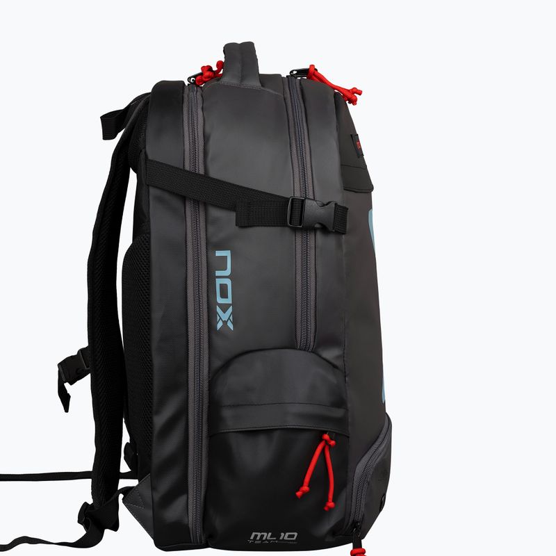 NOX ML10 Team black padel backpack 4