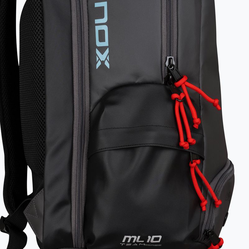 NOX ML10 Team black padel backpack 7