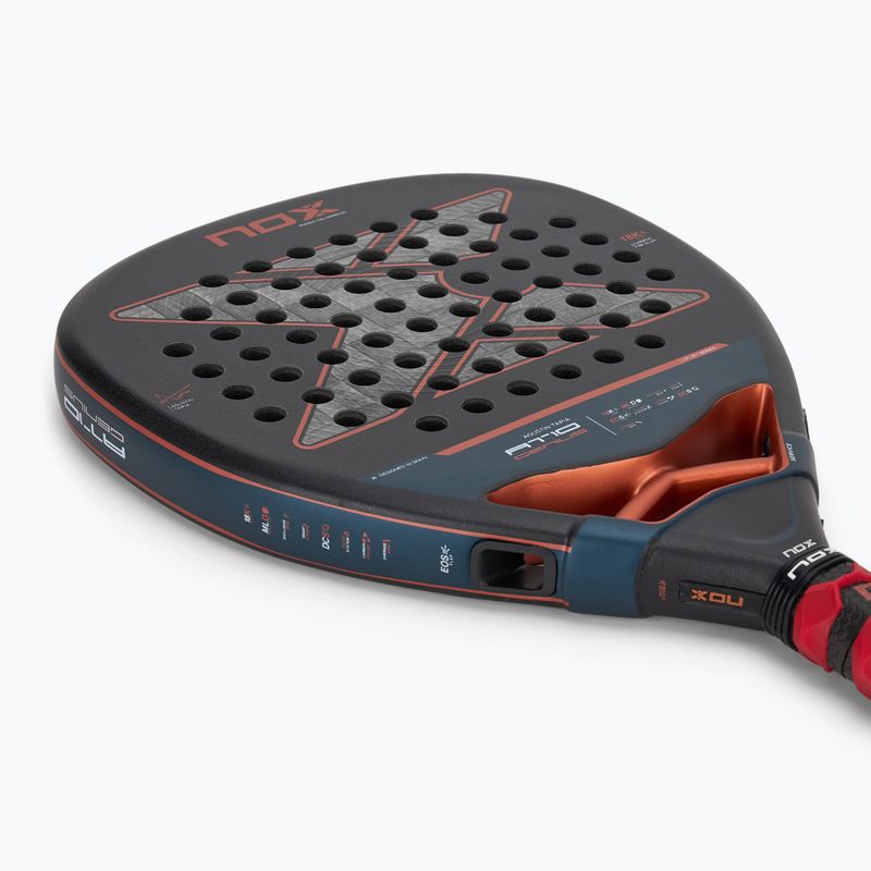 Paddle racket NOX AT10 Genius Attack 18K Alum By Agustin Tapia 5