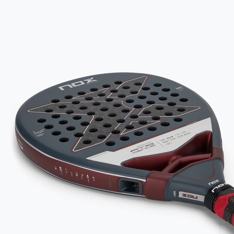 Paddle racket NOX AT10 Genius 12K By Agustin Tapia 5