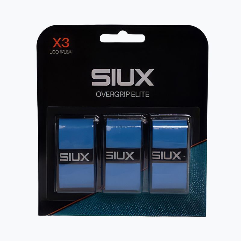 Padel wraps Siux Elite Overgrip 3 pack blue