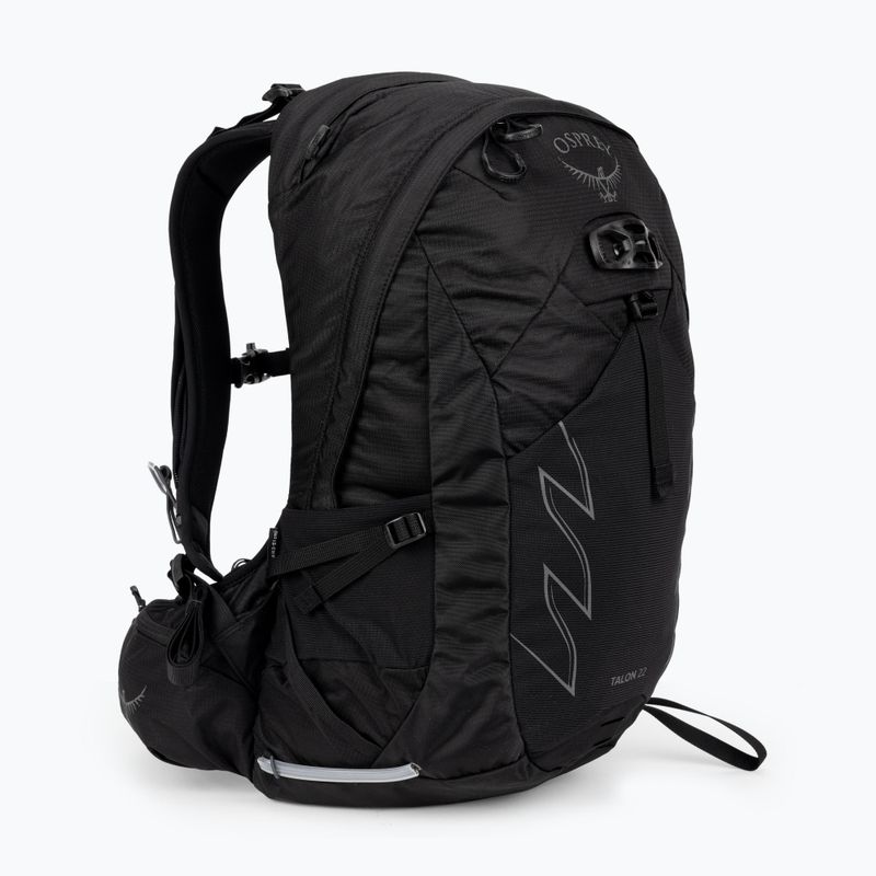 Osprey Talon 22 l stealth black men's hiking backpack 2