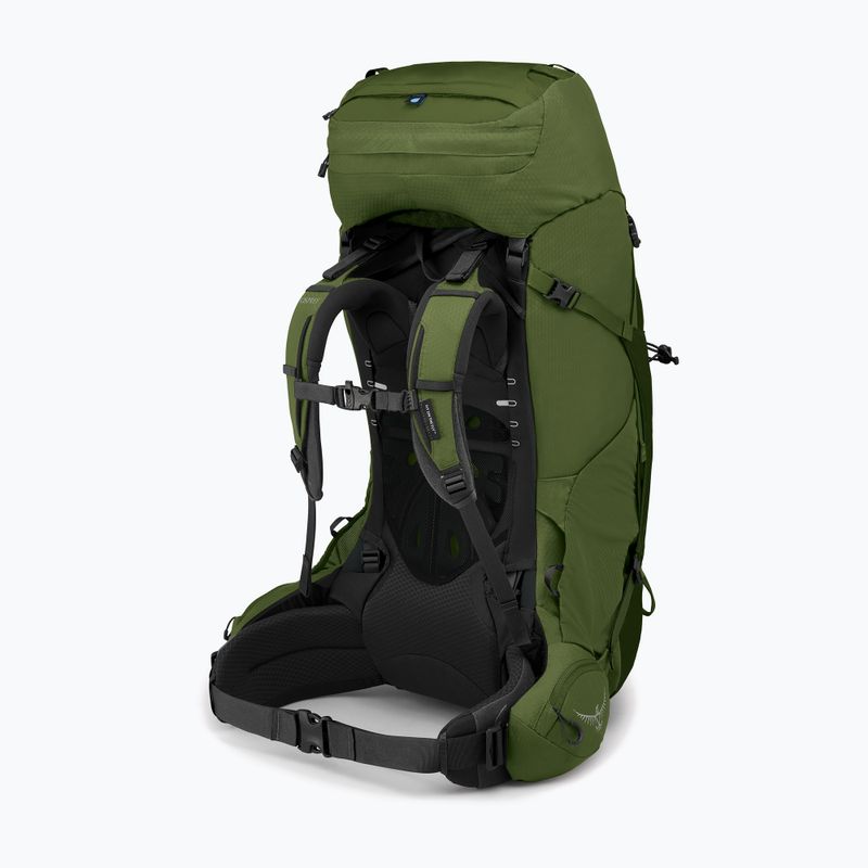 Men's trekking backpack Osprey Aether 65 l garlic mustard green 6