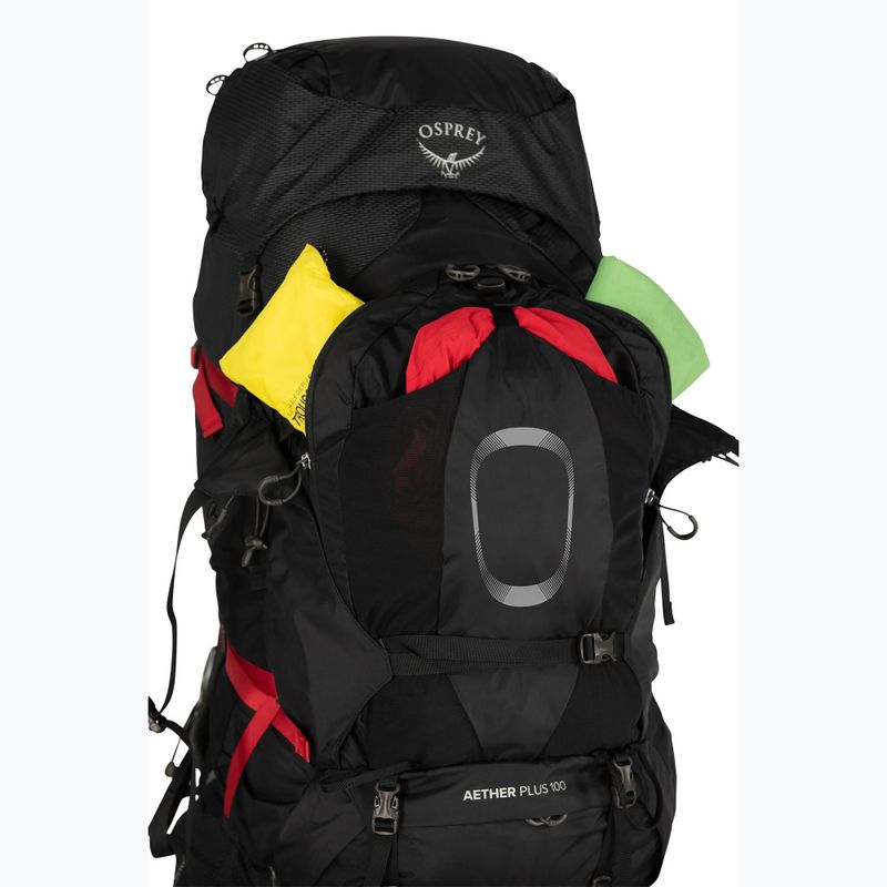 Men's trekking backpack Osprey Aether Plus 100 l black 5