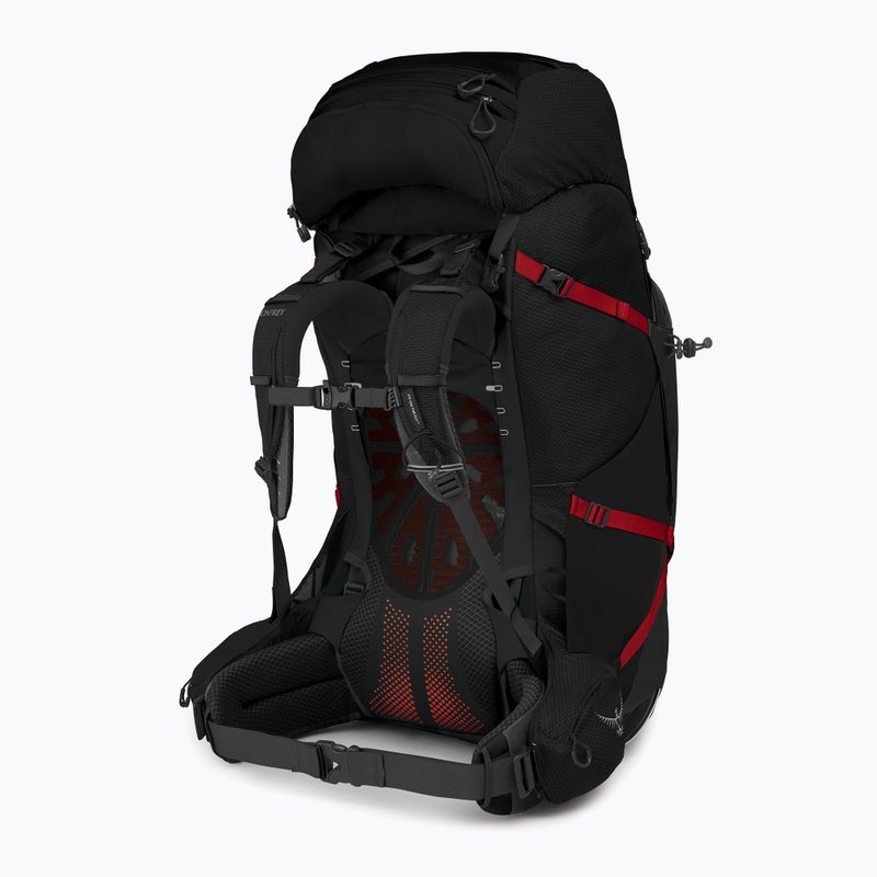 Men's trekking backpack Osprey Aether Plus 100 l black 2