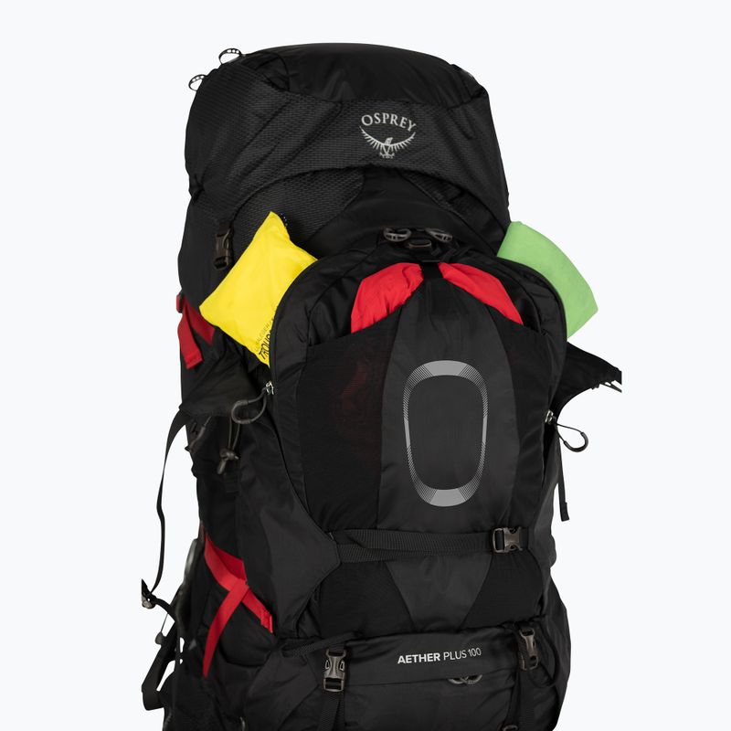 Men's trekking backpack Osprey Aether Plus 100 l black 4