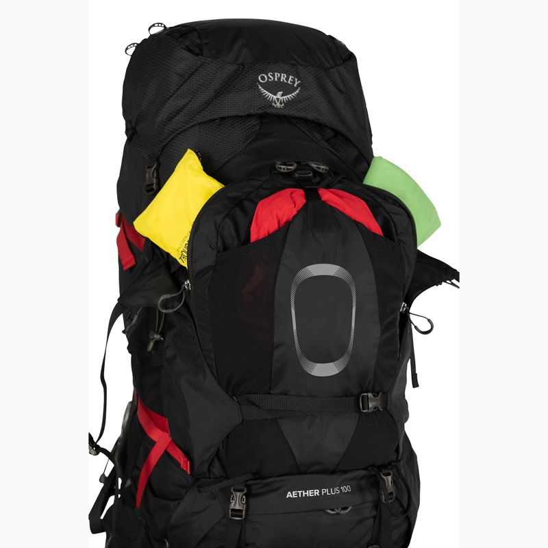 Men's trekking backpack Osprey Aether Plus 100 l black 4