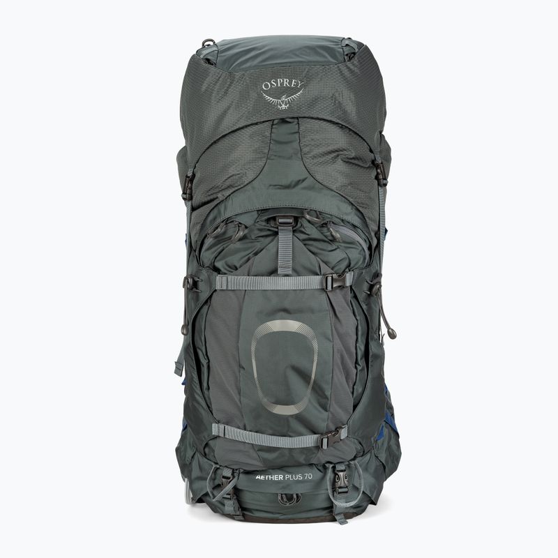 Men's trekking backpack Osprey Aether Plus 70 l eclipse green