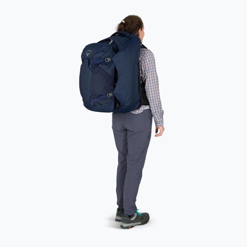 Osprey Fairview 55 l winter night blue hiking backpack 8