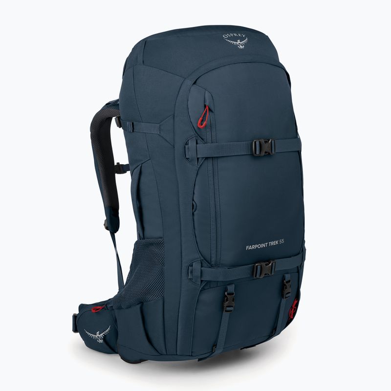 Osprey Farpoint Trek 55 l men's trekking backpack muted space blue 2