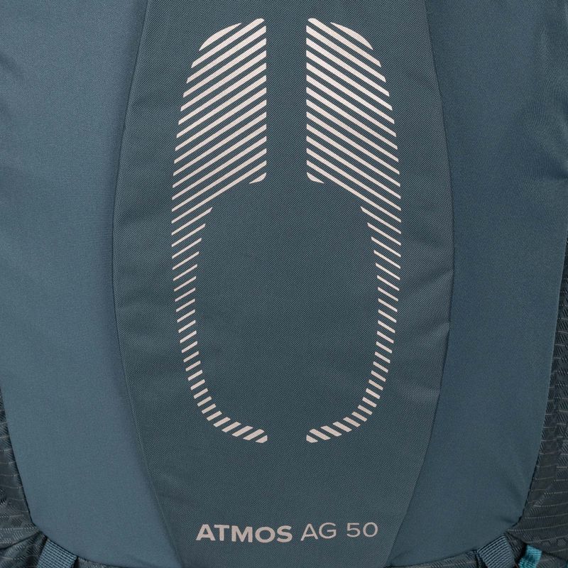 Men's trekking backpack Osprey Atmos AG 50 l blue 10004006 4