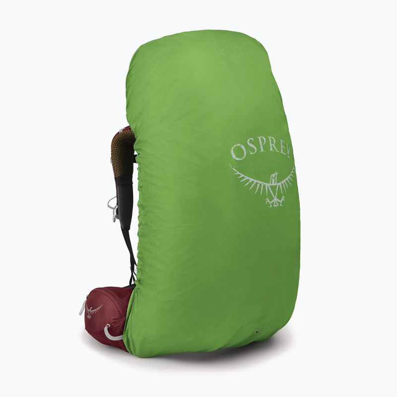 Women's trekking backpack Osprey Aura AG 65 l XS-S berry sorbet red 5