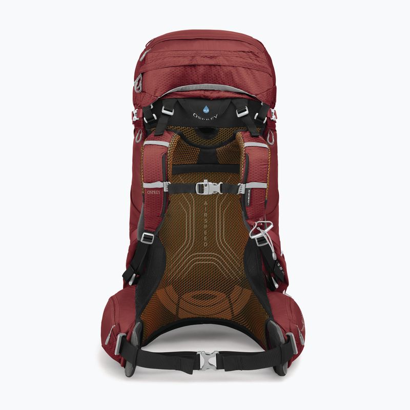 Women's trekking backpack Osprey Aura AG 65 l M-L berry sorbet red 3