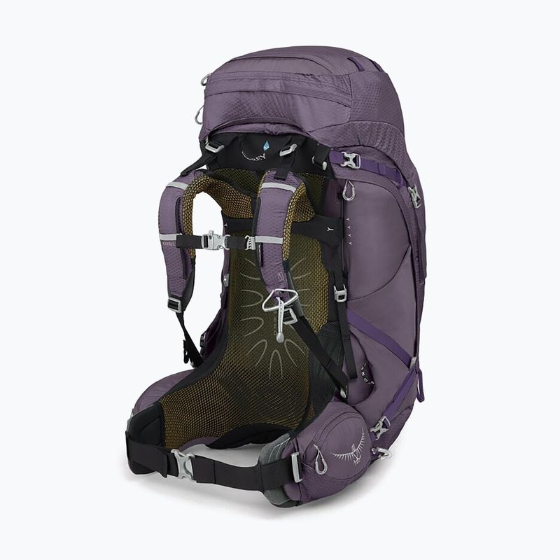 Women's hiking backpack Osprey Aura AG 65 l enchantment purple 2