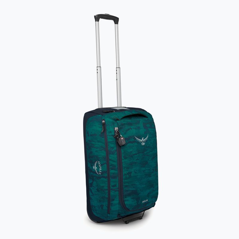 Osprey Daylite Carry-On Wheeled Duffel 40 l palm foliage print travel bag 2