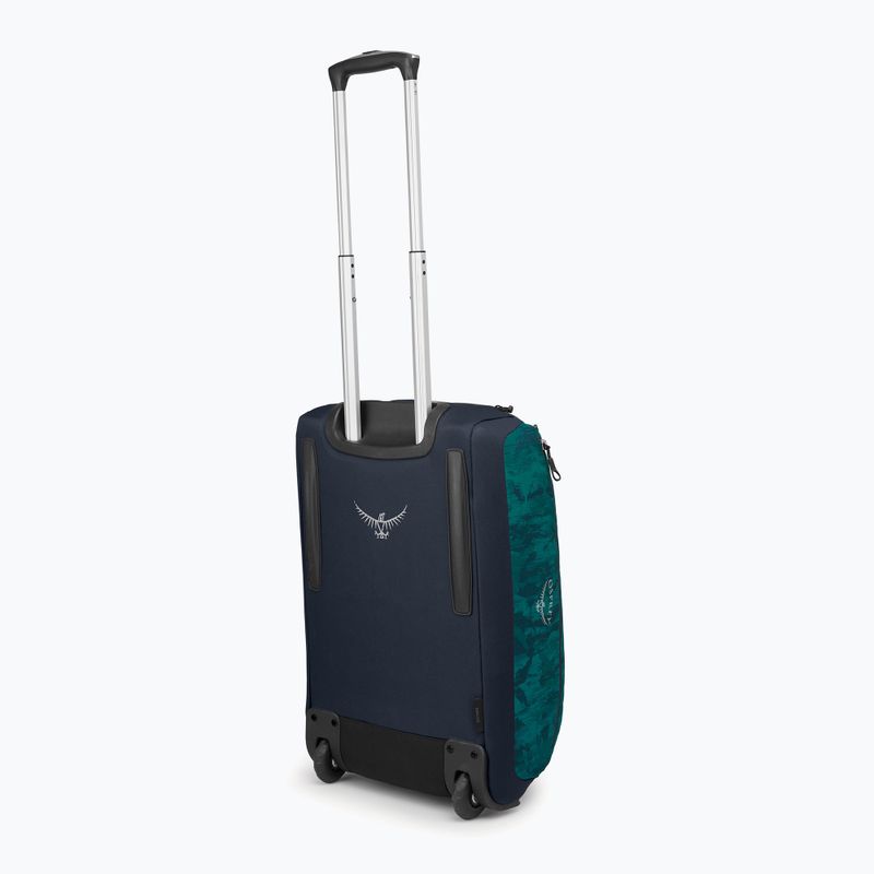 Osprey Daylite Carry-On Wheeled Duffel 40 l palm foliage print travel bag 3