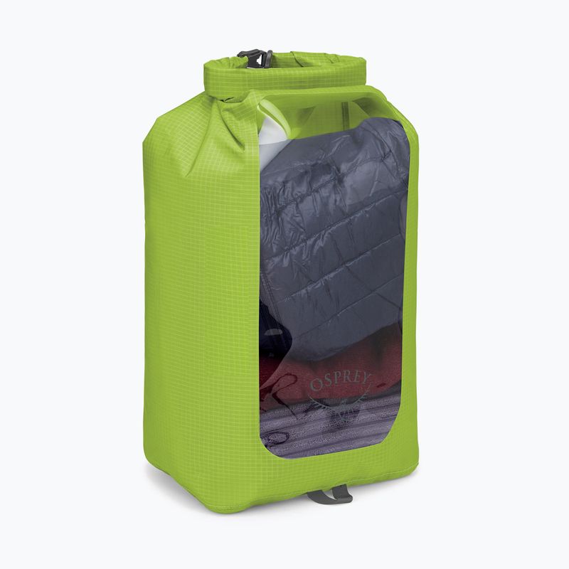 Osprey DrySack w/Window 20 l lime waterproof bag 2