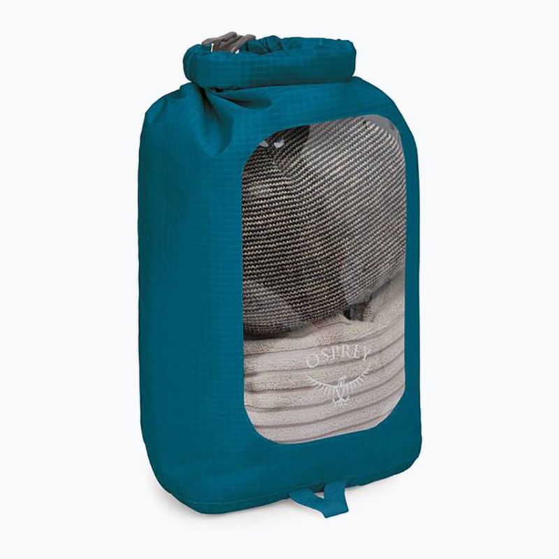 Osprey DrySack w/Window 6 l waterfront blue 2