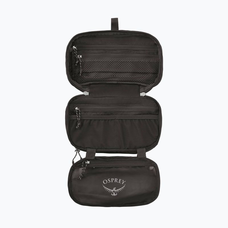 Osprey Ultralight Zip Organiser toiletry bag black 7