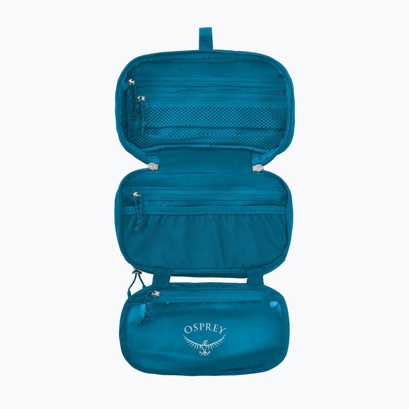 Osprey Ultralight Zip Organizer waterfront blue toiletry bag 2