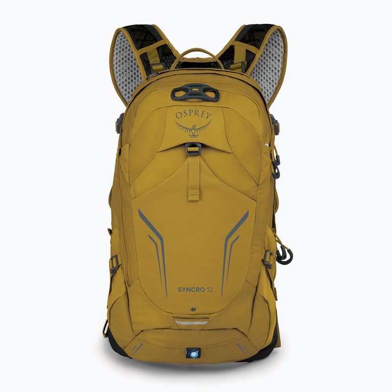 Men's bicycle backpack Osprey Syncro 12 l primavera yellow