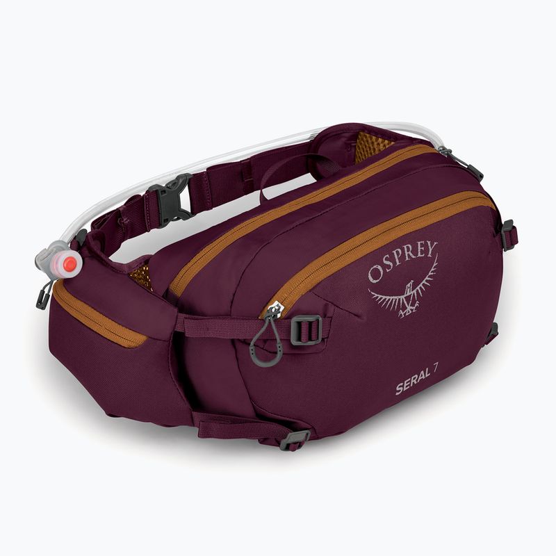 Osprey Seral 7 l bicycle pouch with 1.5 l reservoir aprium purple 2