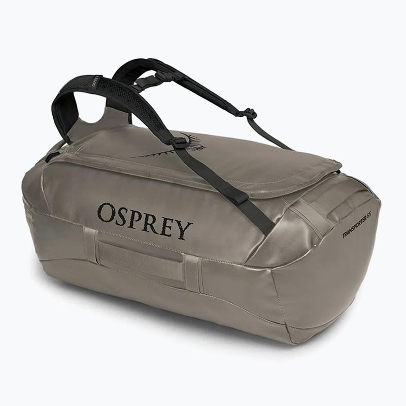 Osprey Transporter travel bag 65 l tan concrete