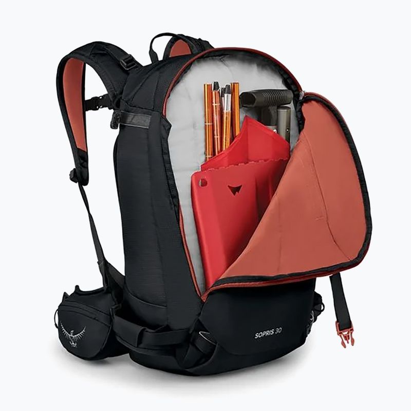 Women's skydiving backpack Osprey Sopris 30 l black 5