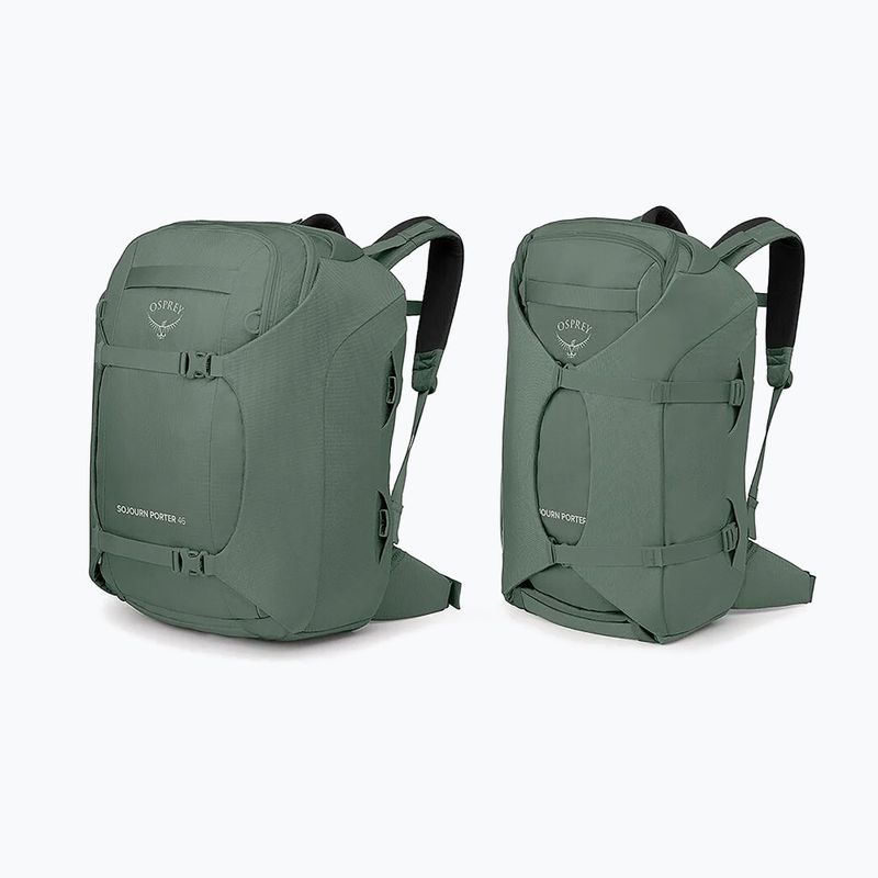 Hiking backpack Osprey Porter 46 l koseret green 6
