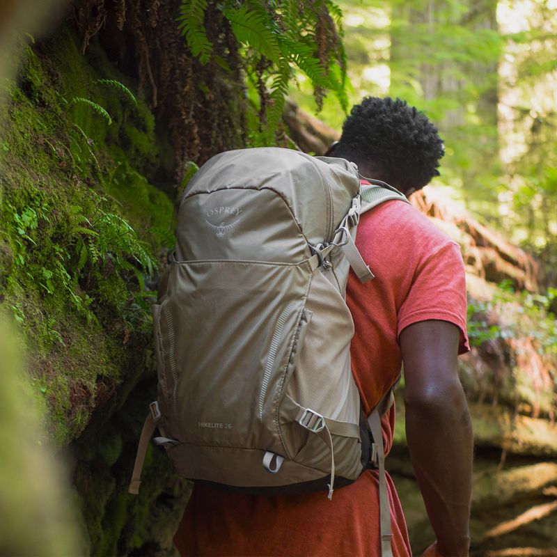 Osprey Hikelite 26 l hiking backpack tan concrete 8