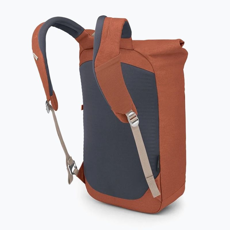 Osprey Arcane Roll Top Pack 22 l porcelain orange heather city backpack 4