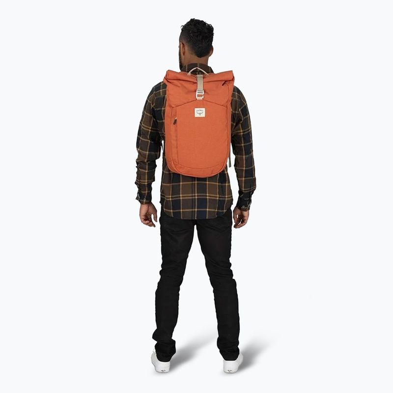 Osprey Arcane Roll Top Pack 22 l porcelain orange heather city backpack 9