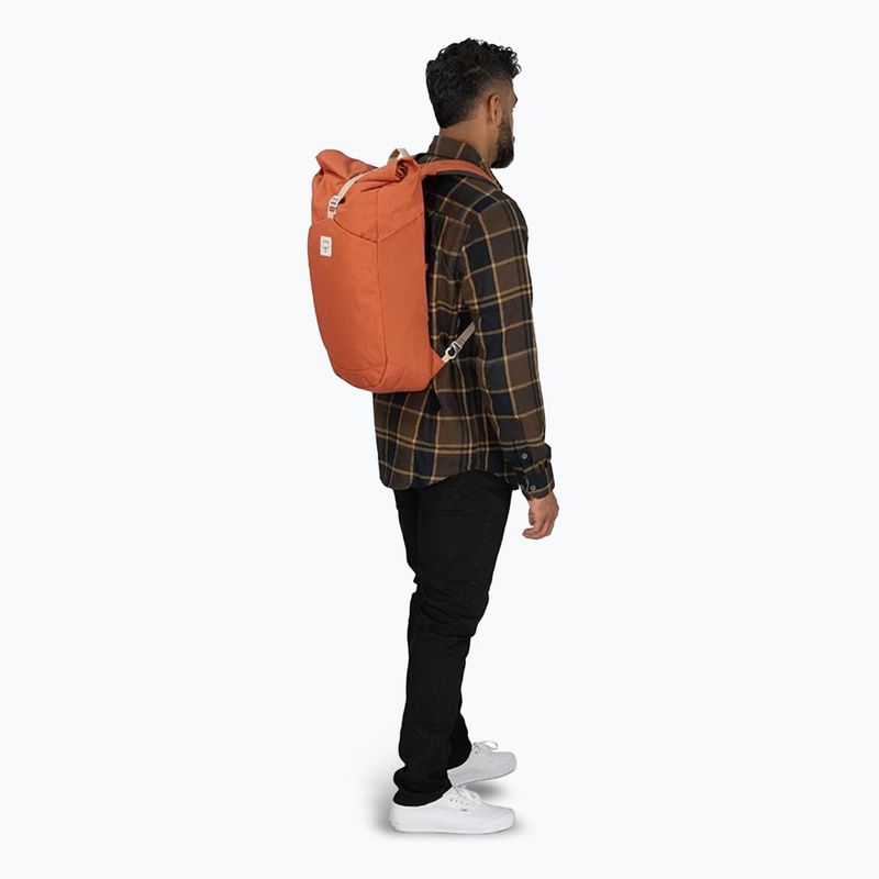 Osprey Arcane Roll Top Pack 22 l porcelain orange heather city backpack 10