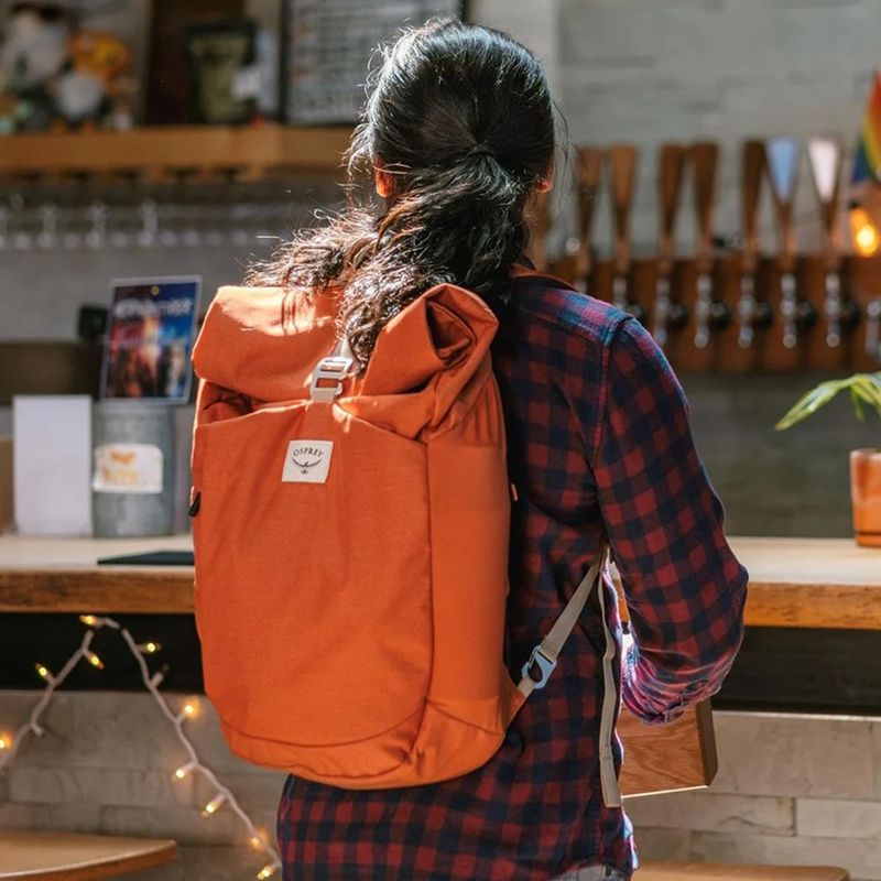 Osprey Arcane Roll Top Pack 22 l porcelain orange heather city backpack 12