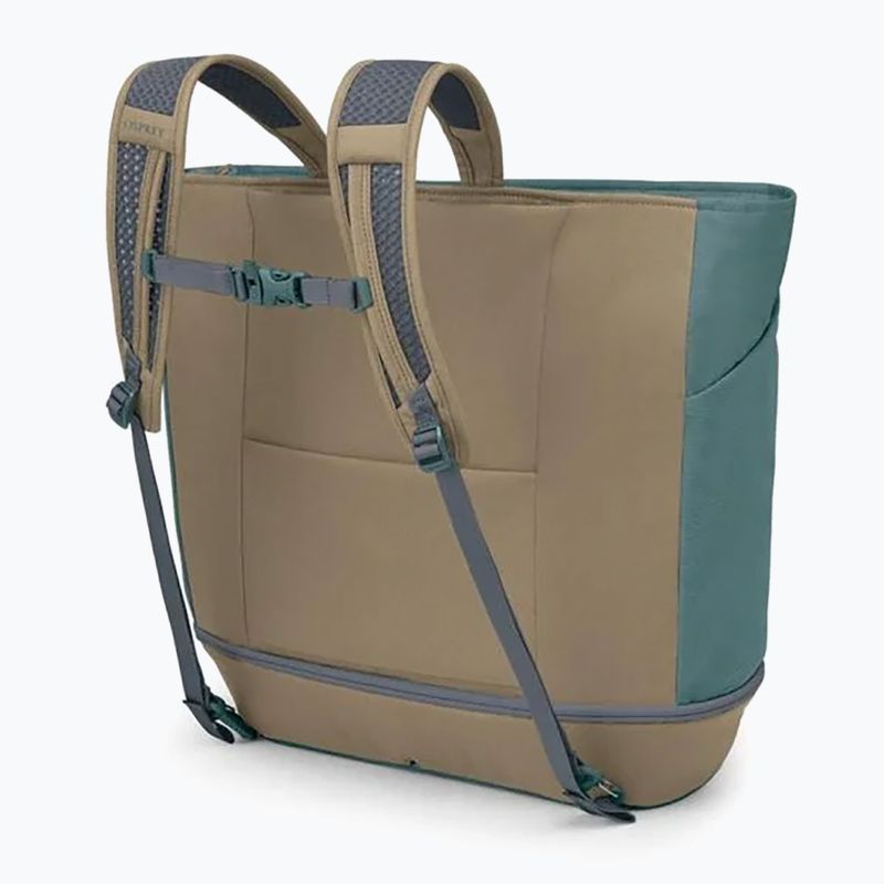 Osprey Daylite Large Tote 26 l travel bag cascade blue / latte brown 3