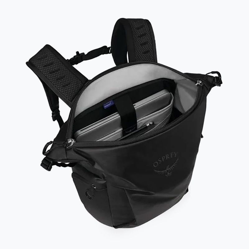 Osprey Transporter Zinch 22 l raven black city backpack 4